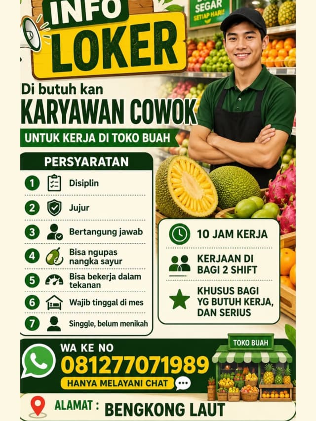 Poster Lowongan