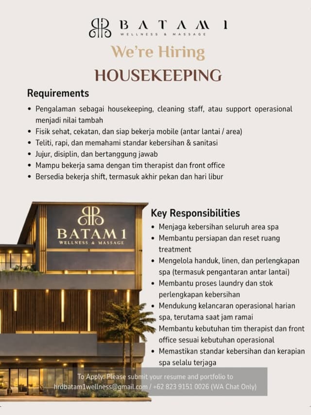 BATAM 1 Wellness & Massage