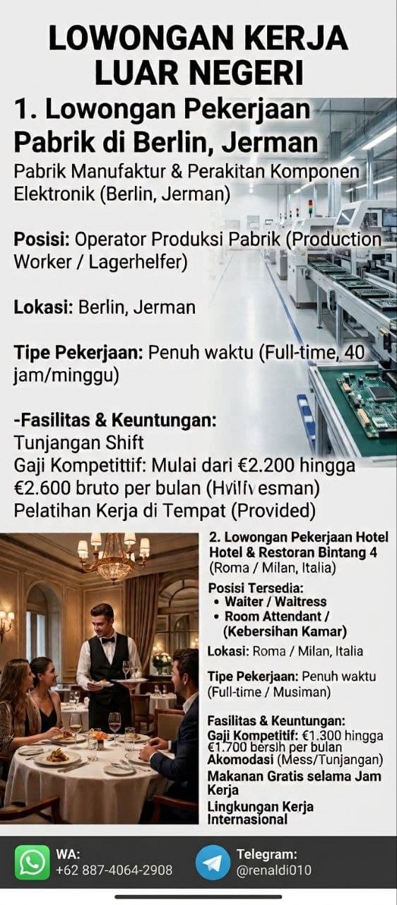 Poster Lowongan