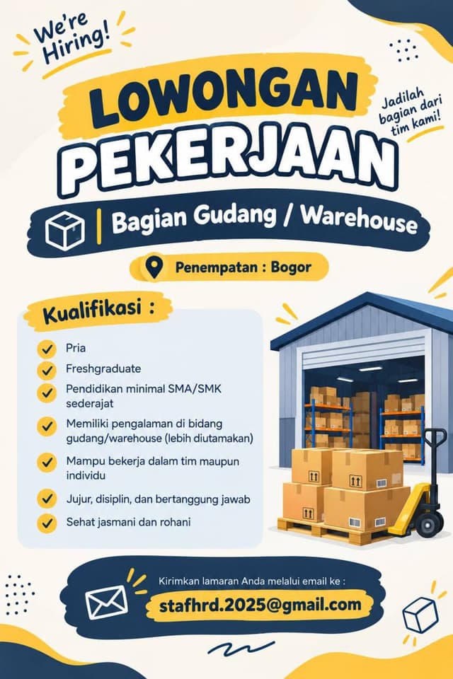 Poster Lowongan