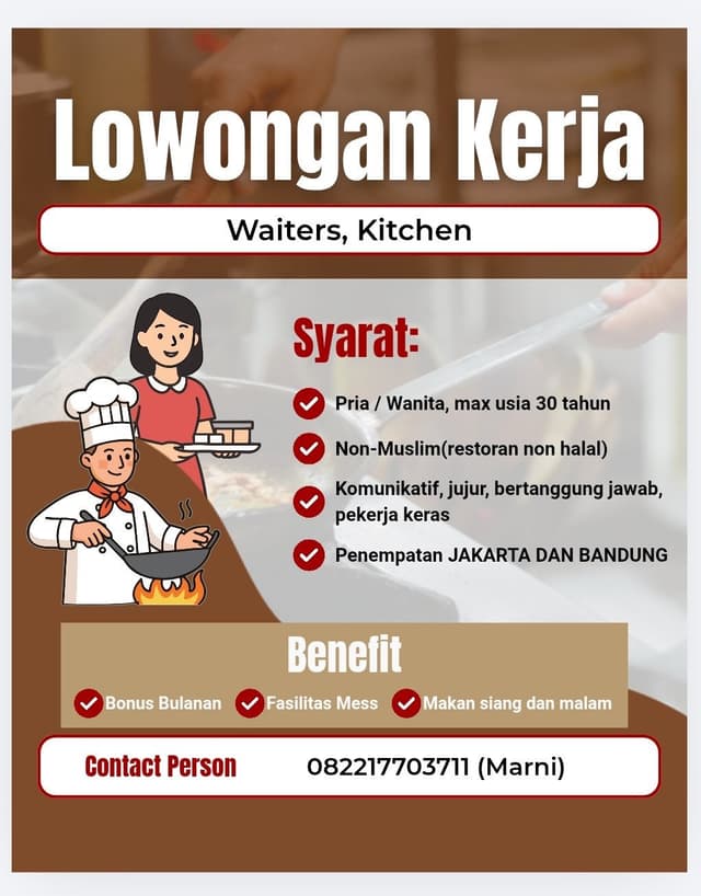 Poster Lowongan
