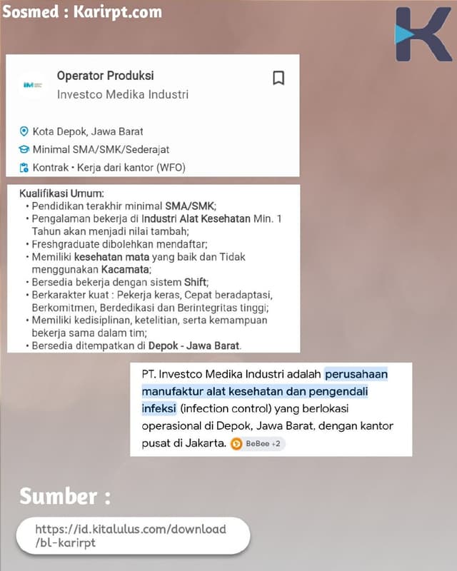 Investco Medika Industri