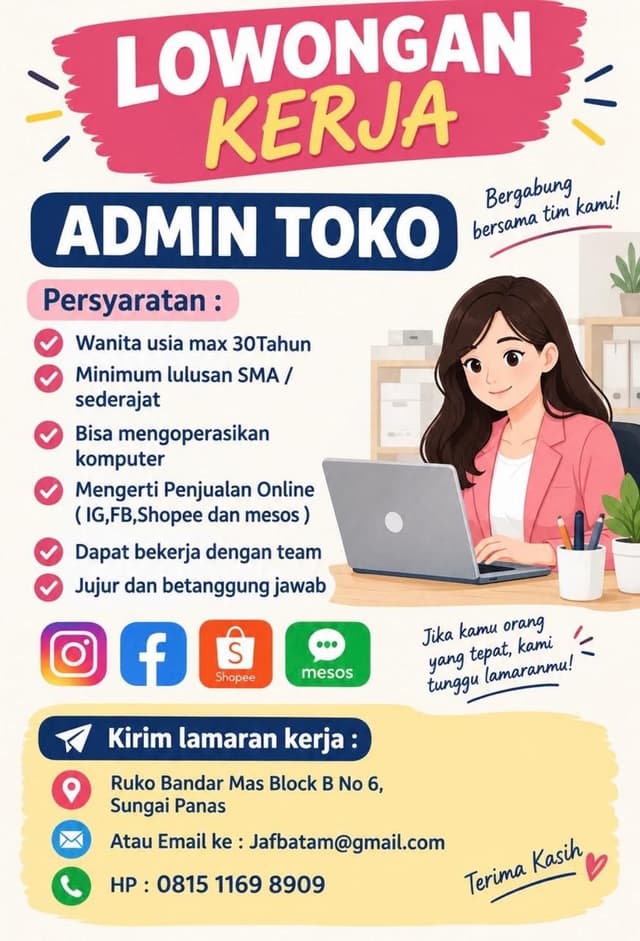 Poster Lowongan