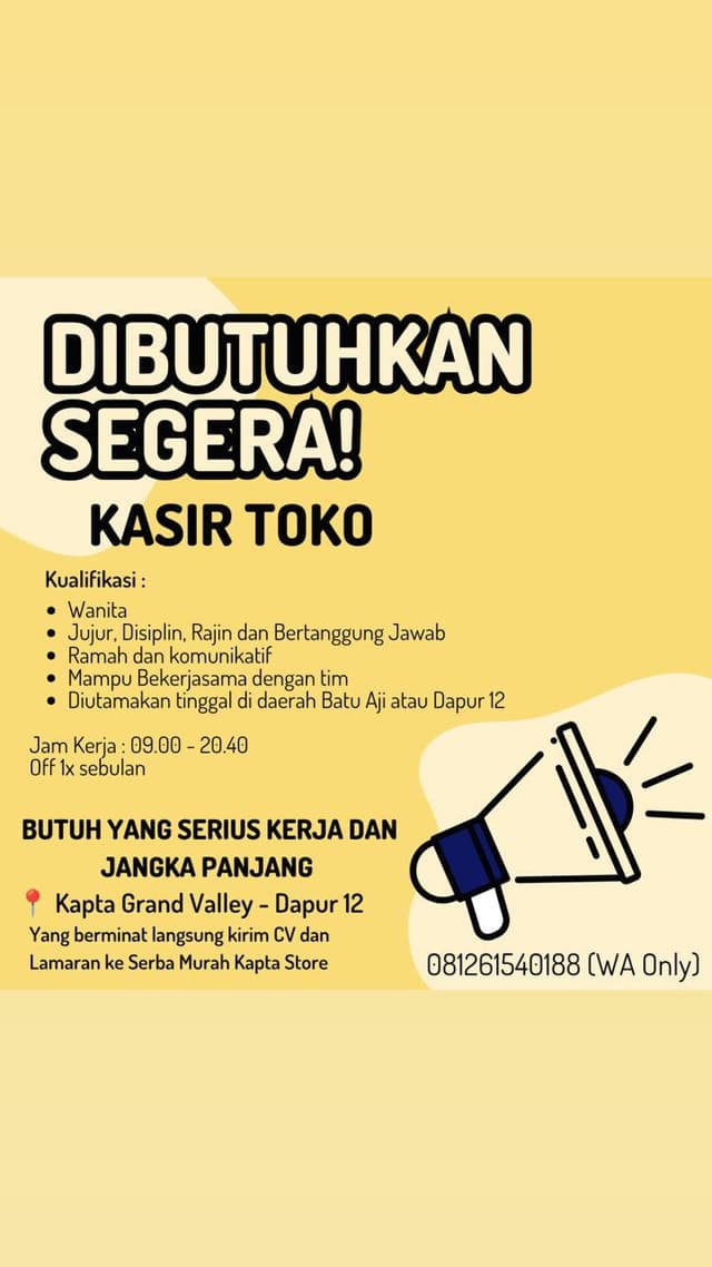 Serba Murah Kapta Store