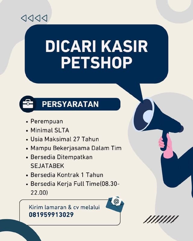 Poster Lowongan