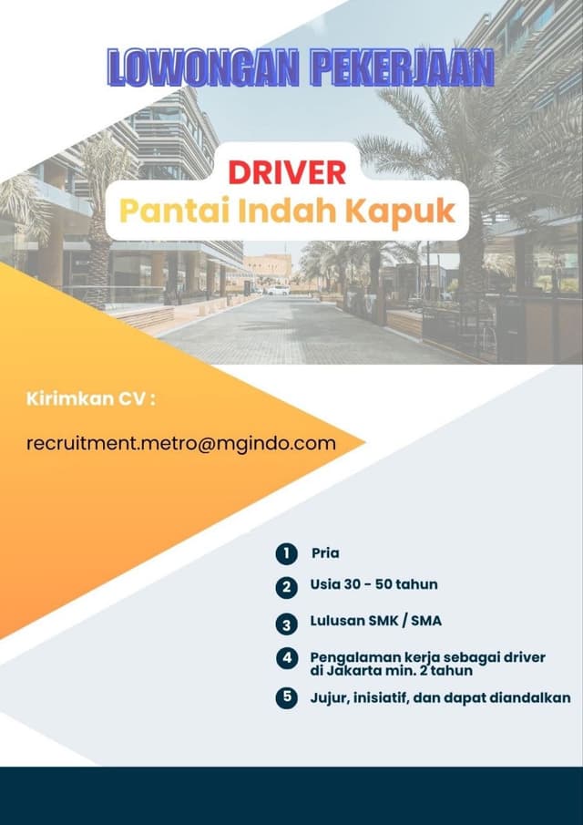 Poster Lowongan