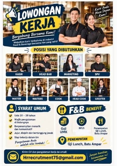 Poster Lowongan