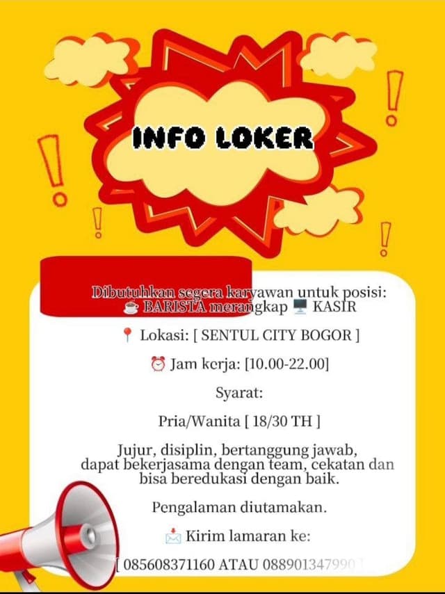 Poster Lowongan