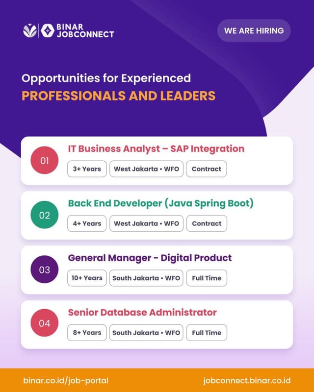 Binar JobConnect