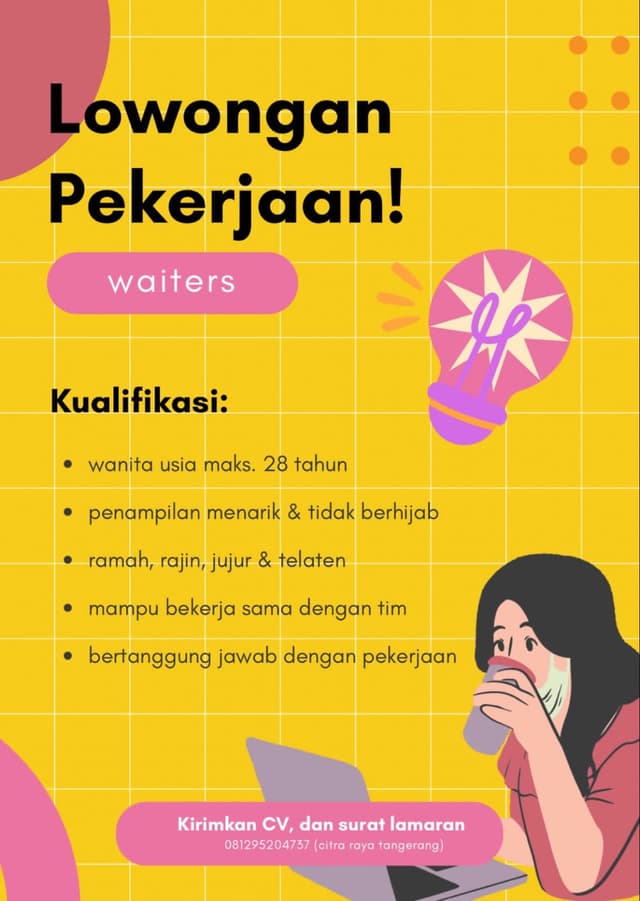 Poster Lowongan