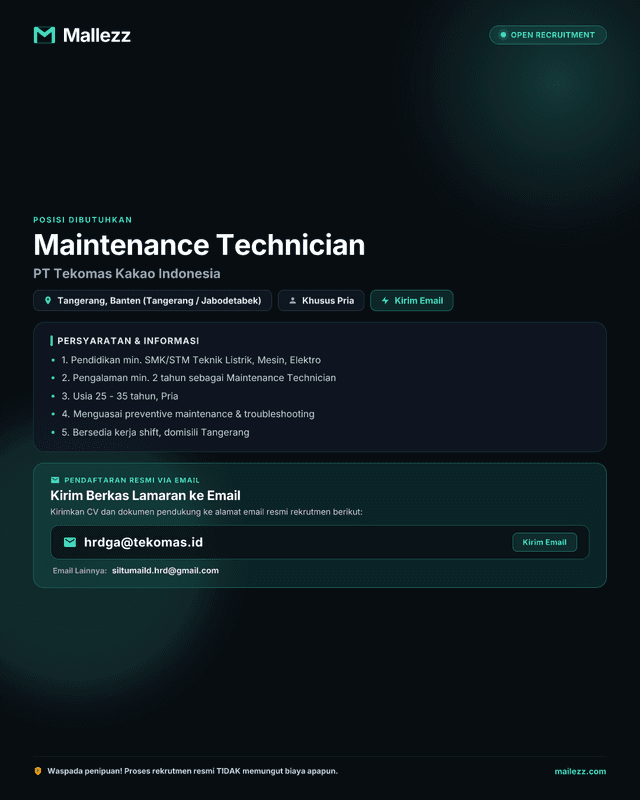 PT Tekomas Kakao Indonesia