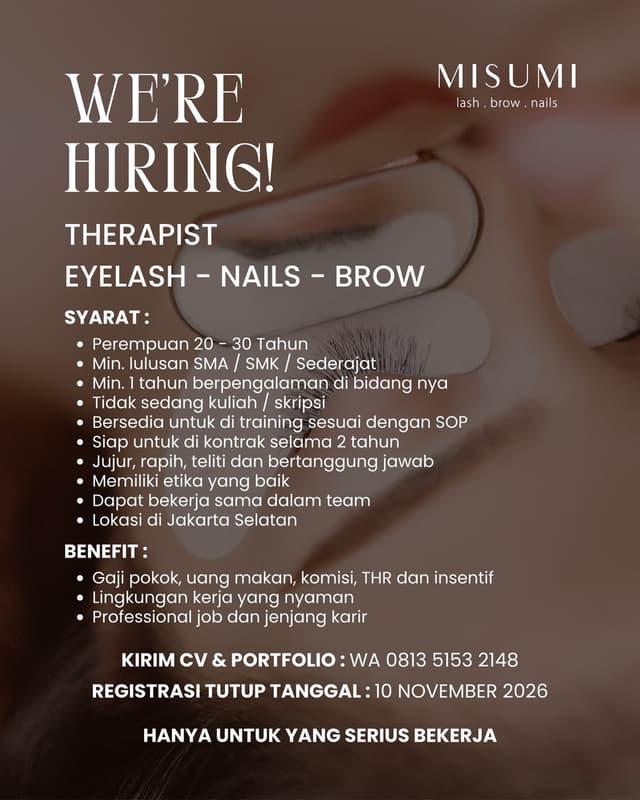 MISUMI lash . brow . nails