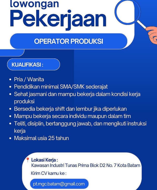 Poster Lowongan