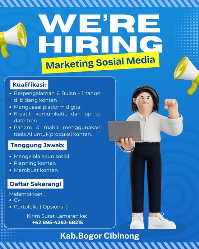 Poster Lowongan