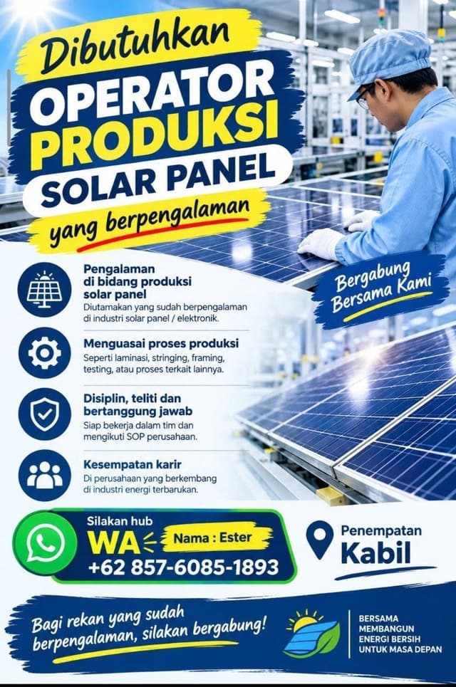 Poster Lowongan